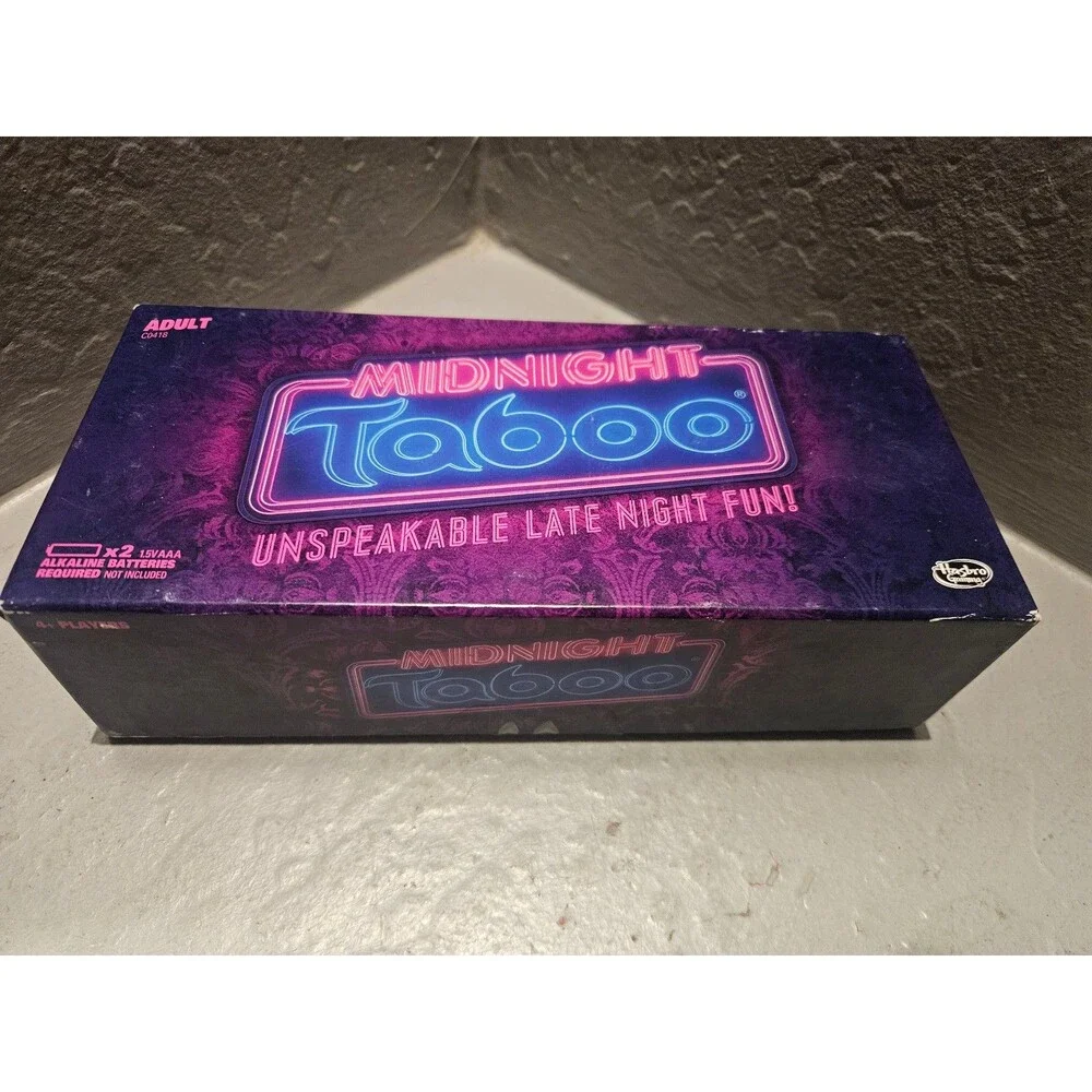 Midnight Taboo Board Game Adult Card Game